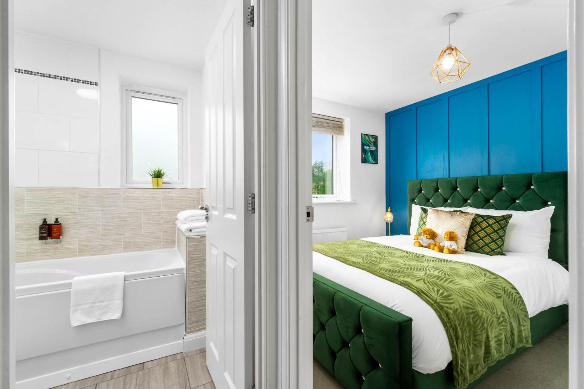 Lavish 3 Bedroom House With Ensuite And Parking By Azura Nights Birmingham Ngoại thất bức ảnh